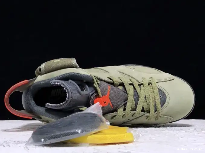 Rep Scott Travis Air Jordan Medium CN1084-200 6 Olive x 0428